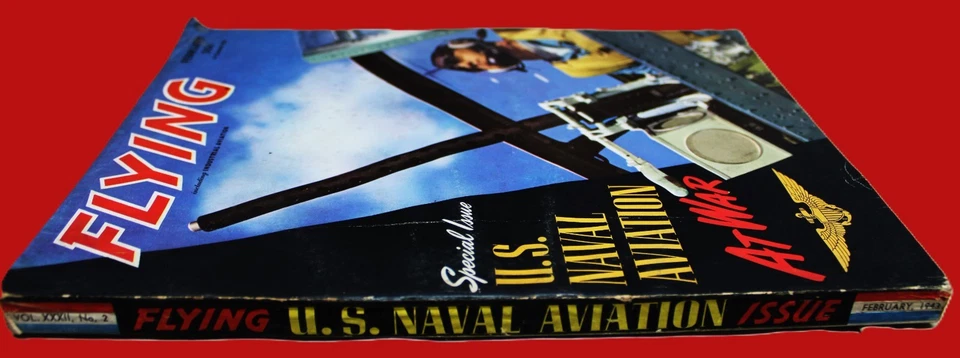 FLYING MAGAZINE FEBRUARY 1943 WWII U.S. NAVAL AVIATION AT WAR SPECIAL ISSUE Foto 2 de 4