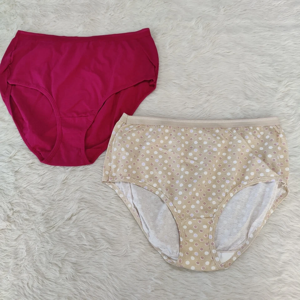 Calzoncillos de algodón de corte alto Fruit of the Loom para mujer talla 8 ropa interior bragas panty Foto 4 de 4