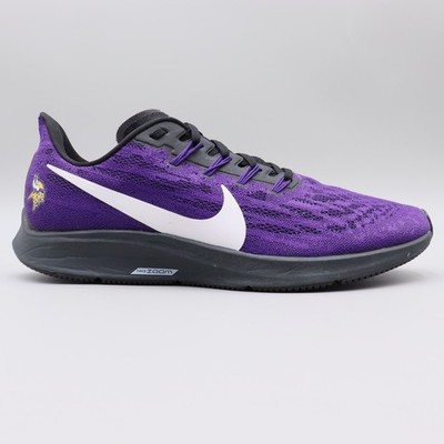 Nike Air Zoom Pegasus 36 Minnesota Vikings Men's Size 12 Purple Running Shoes