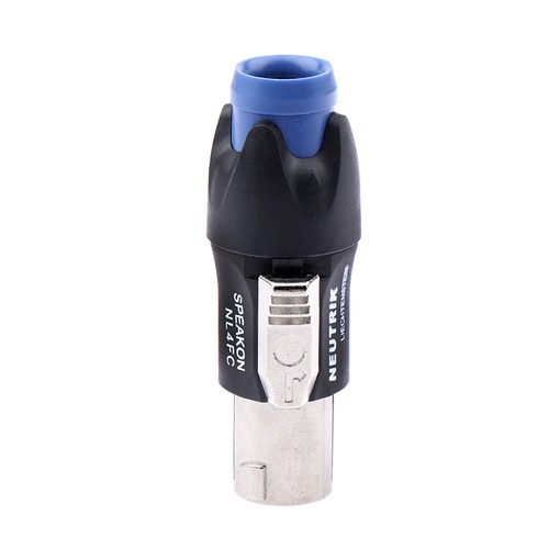 Metal 4Pin Ohmic Connector Audio Plug Speaker Accessories Solder-free NL4FC - Afbeelding 13 van 17