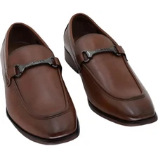 New Tommy Hilfiger Senner Brown Loafers Slip-On Dress Shoes