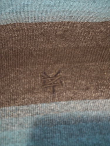 Zoo York Sweater Sweatshirt Striped Blue Black Gray Skateboard Size XL - Picture 2 of 9