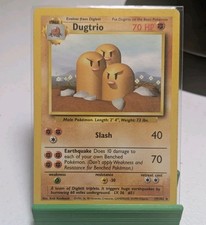 Dugtrio 19/102 Rare Base Set Unlimited Pokemon Lightly Played on eBay
