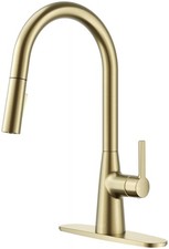 Anzzi KF-AZ701 Adela 1.8 GPM 1 Hole Pull Down Kitchen Faucet - - Brass