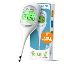 9 Seconds Basal Body Thermometer for Ovulation, Oral Thermometer Rice-white