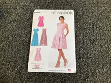 NewLook Pattern K6341 Dress in 4 Styles size A (US 6-18)(Euro 32-44)