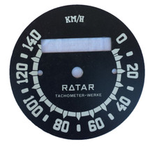 QUADRANTE CONTACHILOMETRI RATAR KM/H 140 DIAL ODOMETER SPEEDOMETER ORIGINALE