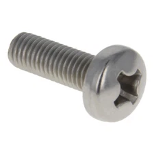 20Pcs M8 Stainless Steel Phillips Round Pan Head Machine Screw Bolt Long 10-25mm