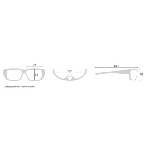 Tonic Rush Polarised Sunglasses with Glass Grey Photochromic Lens & Black Frame - Picture 3 of 3