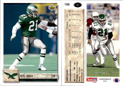 1992 Upper Deck Series 1 Football Complete Your Set #1-250 You Pick! - Picture 123 of 192