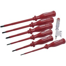 Image of Brüder Mannesmann M1190-21 Workshop Screwdriver Set 21-Piece SlotPozidriv