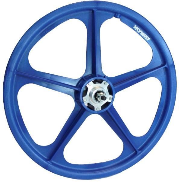 Original SKYWAY TUFF Ⅱ メタルフランジ Skyway Tuff II Mag Silver Alloy Flange Old School BMX Wheels