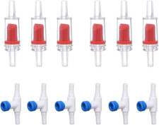 Aquarium Air Pump Accessories with Non-Return Check Valves,Air Control Valve for