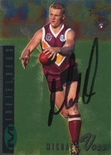 Signed 1996 Brisbane Lions AFL Select Centenary Classic Card - Michael Voss
