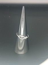 Sterling silver fish ring, size 6.75 stamped 925