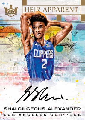 2018 Court Kings Shai Gilgeous-Alexander Heir Auto RC NBA 2018 Court Kings Shai Gilgeous-Alexander Heir Auto RC NBA