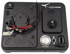 Toyan FS-L200 Engine Complete Metal Base with Fuel Tank, Starting battery