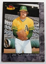 JIM CATFISH HUNTER, 2001 TOPPS AMERICAN PIE #107