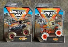 Monster Jam CHASE 2023 🍔 GREASE TRAP & WASABI WARRIOR 🍣 33 31 Food Truck LOT 2