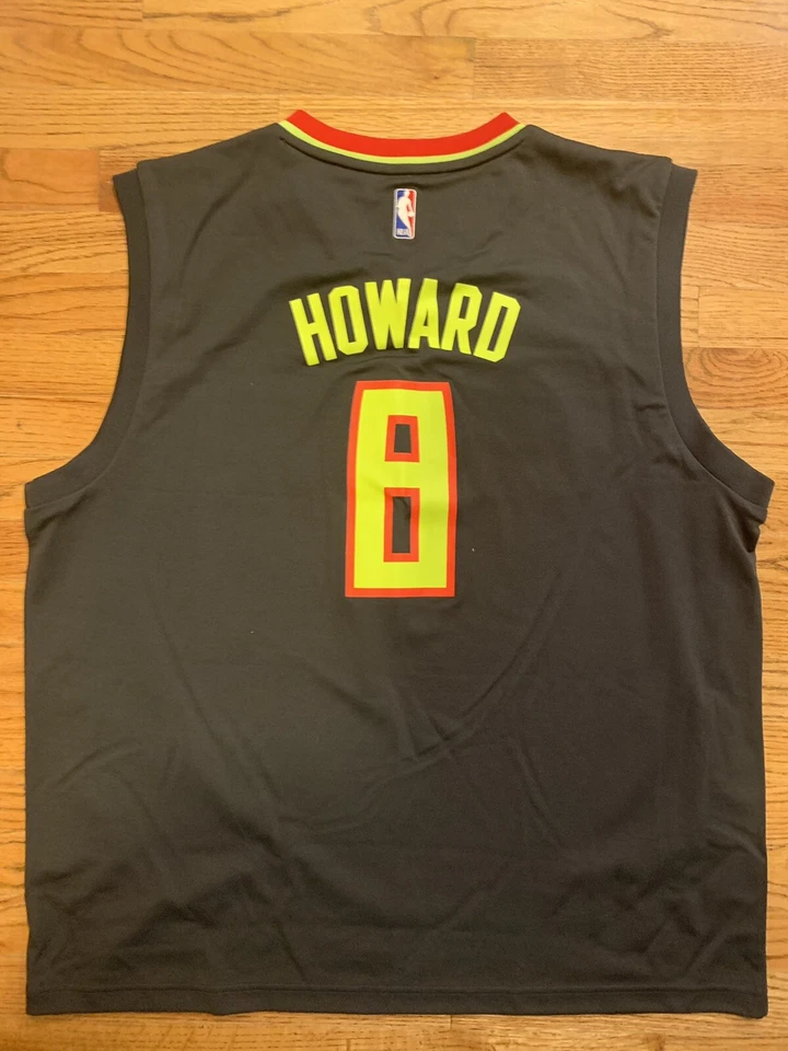 RARE NBA Dwight Howard Atlanta Hawks Jersey 2XL NWT NEW ROAD BLACK VTG - Image 2 of 4