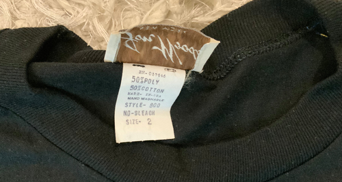 Vintage Jon Woods Military Style T Shirt Women's Size 2 - Picture 4 of 7