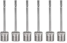 6 Inflating Needles Pin Nozzle Air Pump Valve Adaptors Easy Fill Universal Fit