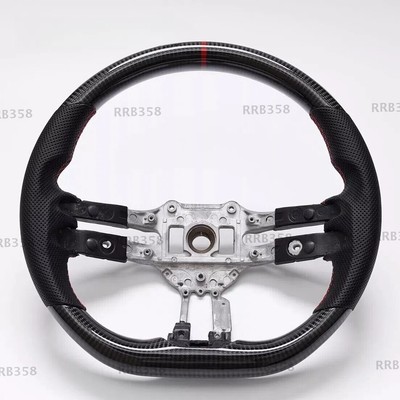 Real carbon fiber Flat  Sport Steering Wheel For 2021-2024 AMG E-CLASS E S CLS