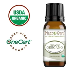 Organic Oregano Essential Oil 10ml USDA Certified Therapeutic Grade 100% Pure
