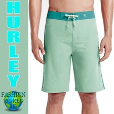 HURLEY MEN'S PHANTOM JJF II SOLID 21" BOARDSHORTS SIZE 30 MBS0004720 GREEN