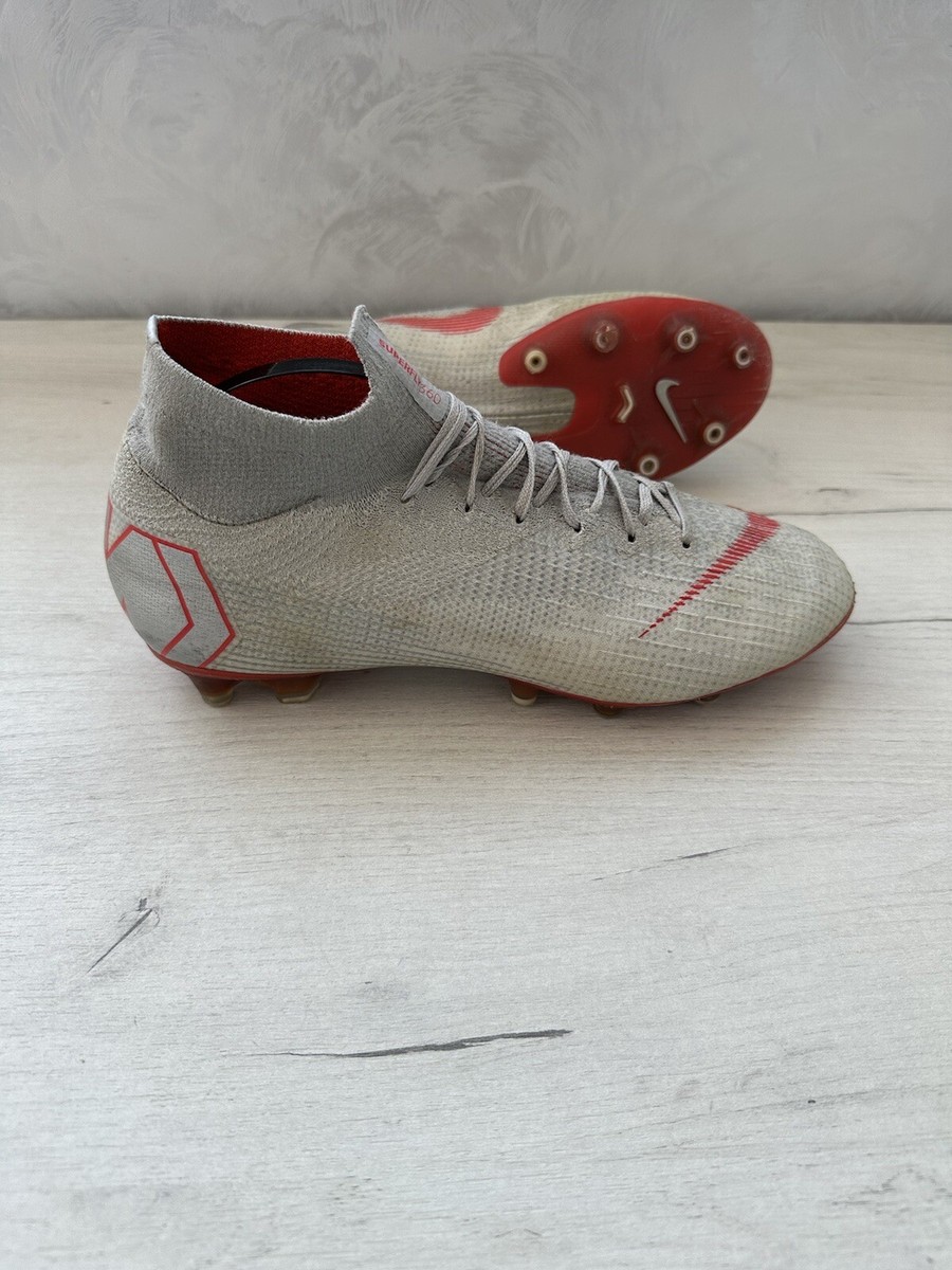 「激レア」Nike Mercurial サッカーシューズ グレー/レッド Nike サッカーシューズ レッド/グレー - メルカリ