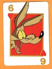 Wile E. Coyote Swap Card-Six of Hearts(Warner Bros.)Tweety Bird/1994