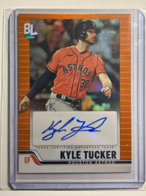 Kyle Tucker AUTO #/25 Topps Big League Orange Foil Refractor 2023 Autograph SP