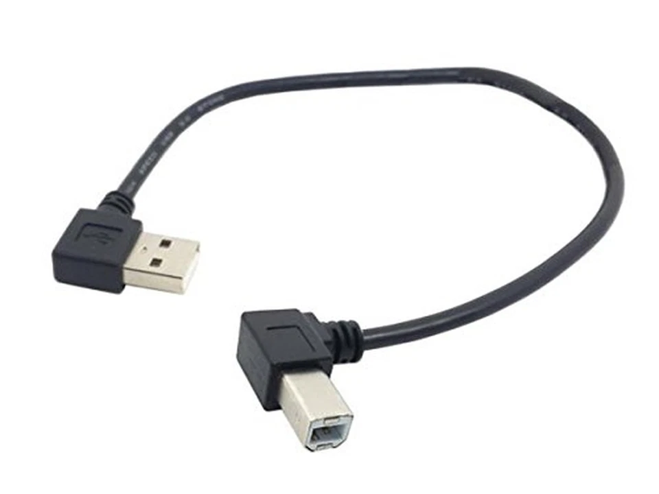 Cavo adattatore da USB A a USB B angolato 90° connettore angolare 90 gradi an... - Immagine 4 di 4