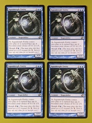 Aquamorph Entity x4 Planar Chaos 4x Playset Magic the Gathering MTG 