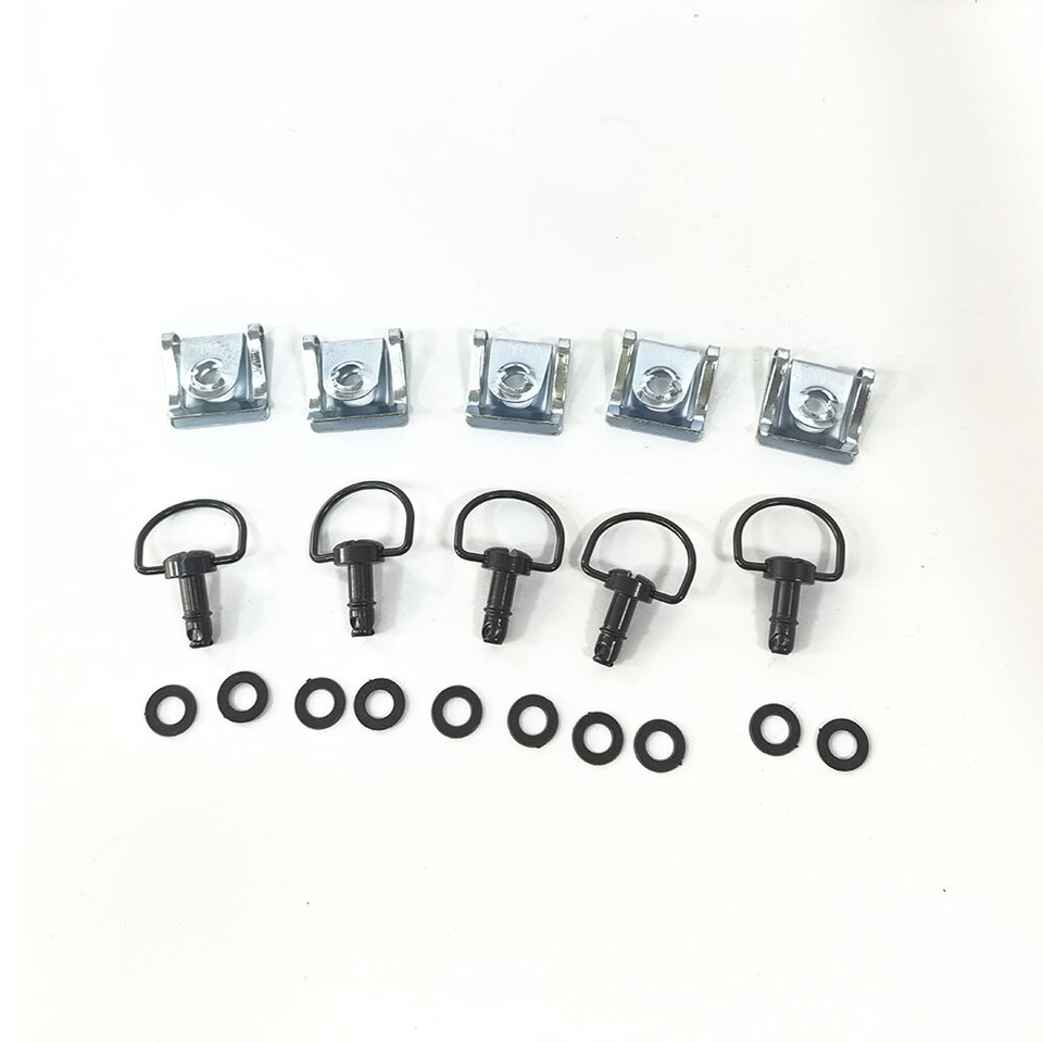 5PC Motorcycle 1/4 turn Quick Release Fasteners Fairing Bolts Studs ...
