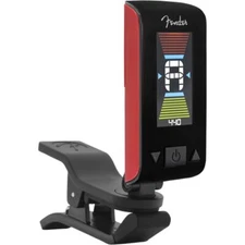 Fender Original Clip-On Chromatic Instrument Tuner, Fiesta Red