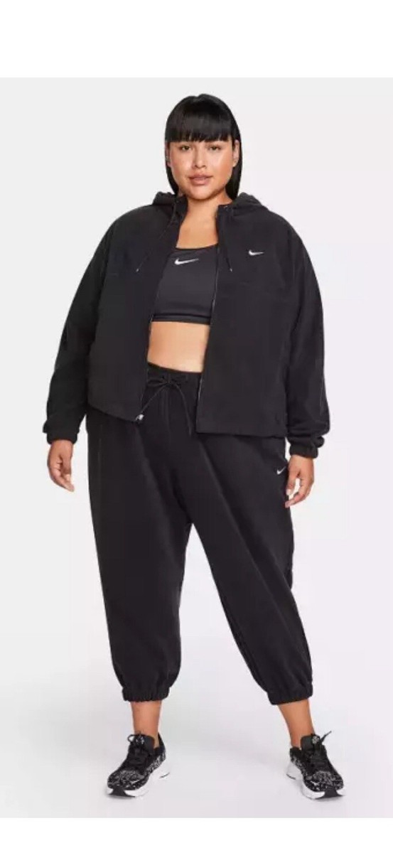 nike therma fleece plus full zip hoodie