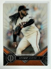 2017 Topps Tribute #48 Johnny Cueto San Francisco Giants Baseball