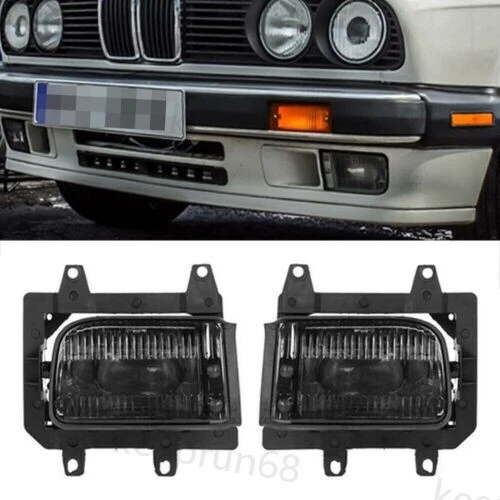 Luces antiniebla del parachoques delantero lámpara de conducción lente de humo para BMW Serie 3 E30 1985-1993 con - Imagen 1 de 13