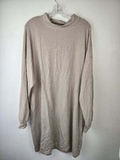 NWT! EXPRESS Size XL Women's Light Brown Sweater Sweatshirt Dress