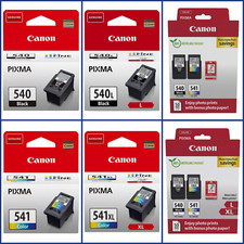 Original Canon PG540 & CL541 / CL541-XL Ink Cartridges - PIXMA MG3250