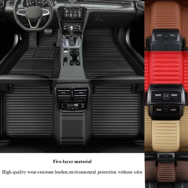 Alfombrillas alfombrillas delanteras traseras para coche Volkswagen Golf/GTI/Golf-R 1999-2025 Foto 2 de 4