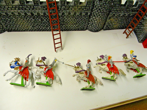 5 Britains Deetail Knights/ Lancers 1/32nd figure (April. Listing) - Picture 6 of 9
