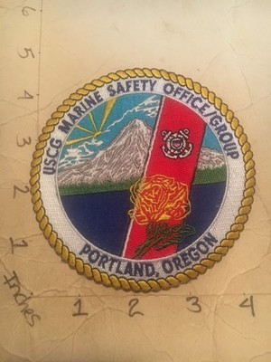 USCG US Coast Guard Marine Safety Office - Group Portland Oregon Patch 7/14/25