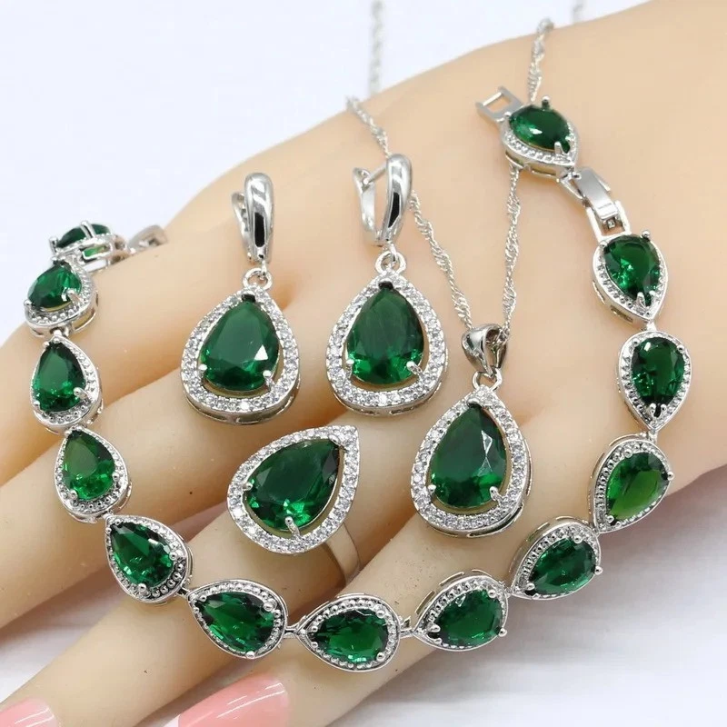 emerald green cocktail dress for wedding Dark Green V-Neck Short Prom Dress main image 1