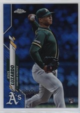 2020 Topps Chrome Blue Wave Refractor 67/75 Jesus Luzardo #5 13iq