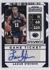 2020 Panini Contenders Draft Picks Game Ticket Blue 20/99 Lamar Stevens Auto 0x1
