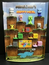 McDonald's 2025 A Minecraft Movie Happy Meal Complete 11 Toy Display