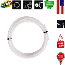 2M Clear PTFE Teflon Tubing for 3D Printers - Clogging Prevention & Durability