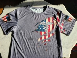 United States Navy Corpsman Kids Sz XL Or Petite Womans T-Shirt